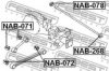 FEBEST NAB-268 Control Arm-/Trailing Arm Bush